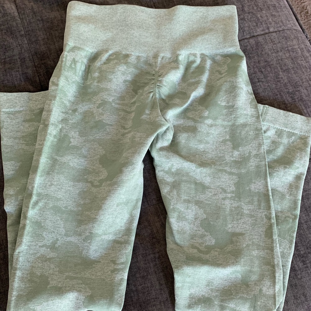Gymshark camo green leggings